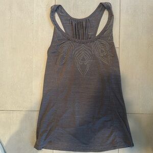 Purple gray lululemon Tank